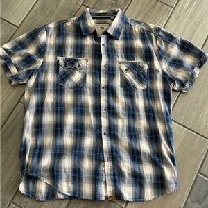 Stylish Plaid Button-Down Shirt for Men